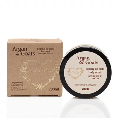 Scandia Cosmetics Argan & Goats, Peeling do ciała