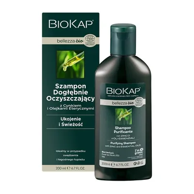 Bios Line Biokap Belleza Bio, Shampoo Purificante Certificato Biologico (Szampon dogłębnie oczyszczający)