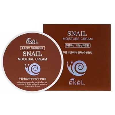 Ekel Snail Moisture Cream (Nawilżający krem ​​do twarzy z mucyną ślimaka)