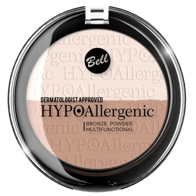 Bell Hypoallergenic, Bronze Powder Multifunctional (Hypoalergiczny puder brązujący dwukolorowy)