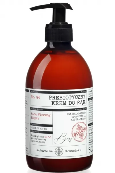 Bosqie Naturalny prebiotyczny krem do rąk `Kora Wierzby i Pieprz`