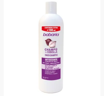 Babaria Natural Cosmetics Onion Shampoo (Szampon cebulowy)