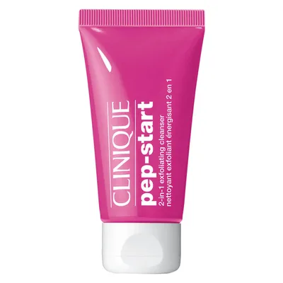 Clinique Pep-Start, 2-in-1 Exfoliating Cleanser (Złuszczający żel do mycia twarzy)