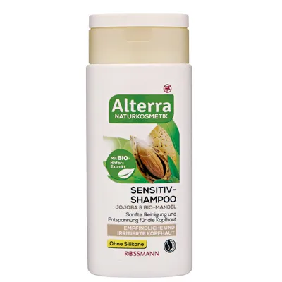 Alterra Sensitiv - Shampoo Mandel & Jojoba (Łagodny szampon dla wrażliwej i podrażnionej skóry głowy `Migdały i jojoba`)