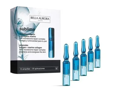 Bella Aurora Sublime, Ampoluse Oxygen + Marine Collagen (Dotleniająca kuracja w ampułkach)