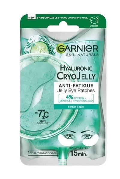 Garnier Skin Naturals, Hyaluronic Cryo Jelly, Anti-Fatigue Jelly Eye Patches (Żelowe płatki pod oczy)