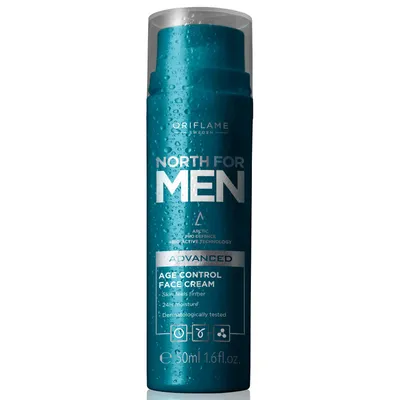 Oriflame North For Men, Advanced Age Control Face Cream (Przeciwzmarszczkowy krem do twarzy dla mężczyzn)