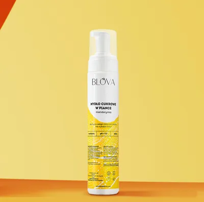 Blova Beauty Mydło cukrowe w piance `Mandarynka`