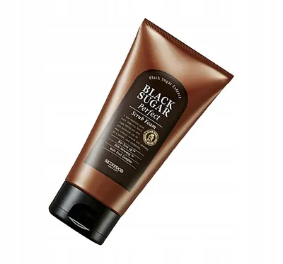 SkinFood Black Sugar, Perfect Scrub Foam (Pianka peelingująca do mycia twarzy)