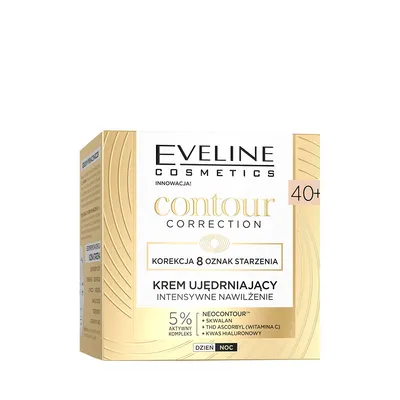 Eveline Cosmetics Contour Correction, Krem ujędrniający 40+  `Intensywne nawilżenie`
