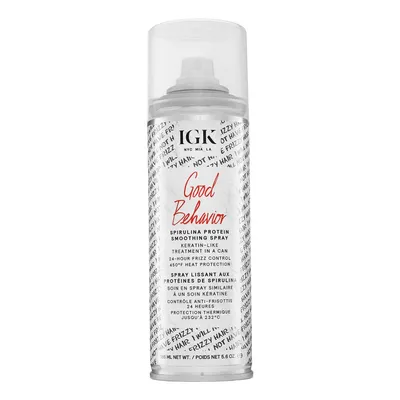IGK Good Behaviour, Spirulina Protein Smoothing Spray (Spray do stylizacji włosów ze spiruliną)
