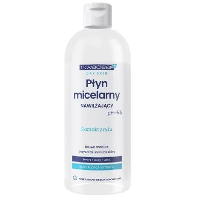 Novaclear Dry Skin, Płyn micelarny z ekstraktem z ryżu