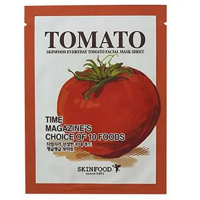 SkinFood Tomato, Everyday Facial Mask Sheet (Maska w płachcie z ekstraktem z pomidora)