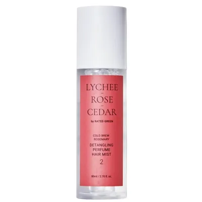 Rated Green Lychee-Rose-Cedar, Detangling Perfume Hair Mist (Perfumowana mgiełka do włosów)