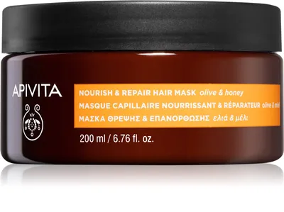 Apivita Holistic Hair Mask Care Olive & Honey (Odżywcza maska do włosów)
