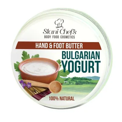 Hristina Stani Chef'S Hand & Foot Butter Bulgarian Yogurt (Naturalny krem do rąk i stóp `Jogurt bułgarski`)