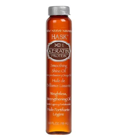 Hask Keratin Protein, Smoothing Shine Hair Oil (Olejek do włosów)