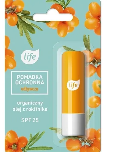 Life Pomadka ochronna odżywcza `Organiczny olej z rokitnika`
