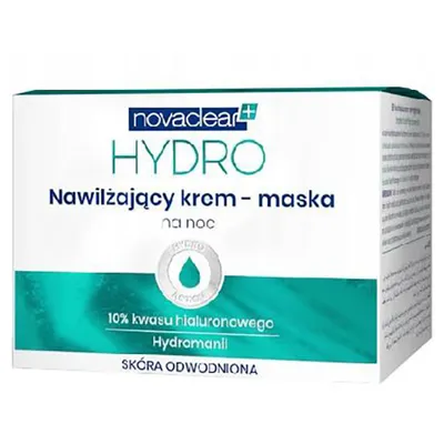 Novaclear Hydro, Nawilżający krem - maska na noc