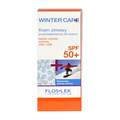 Floslek Winter Care, Krem zimowy przeciwsłoneczny SPF 50+