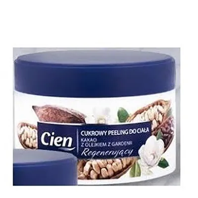 Cien Regenerujący cukrowy peeling do ciała `Kakao i Gardenia`