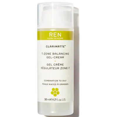 REN Clarimatte, T-Zone Balancing Gel-Cream (Fluid matujący do skóry mieszanej)