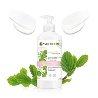 Yves Rocher Lait Apaisant Hamamelis Bio Corps & Visage (Łagodzące mleczko do ciała z wyciągiem z hamamelisu)