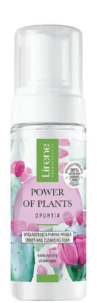 Lirene Dermoprogram Power of Plants, Wygładzająca pianka myjąca `Opuntia`