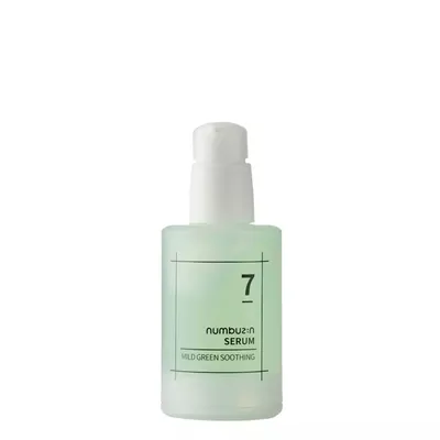 Numbuzin No.7, Mild Green Soothing Serum (Łagodzące serum do twarzy)
