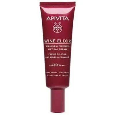 Apivita Wine Elixir Wrinkle & Firmness Lift Day Cream (Krem na dzień przeciwzmarszczkowo - liftingujący z polifenolami z winogron)