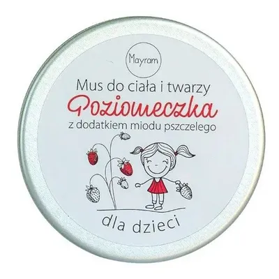 Mayram Mus do ciała i twarzy dla dzieci `Poziomeczka`