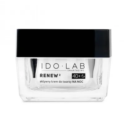 Idolab Smartaging, Renew 2, Rewitalizujący aktywny krem na noc 40+