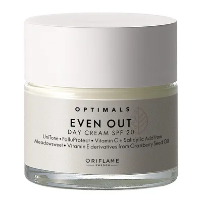 Oriflame Optimals Even Out, Preventing Day Cream SPF 20 (Krem na dzień do skóry z przebarwieniami)