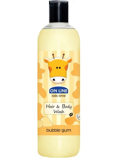 On Line Kids Time, Hair & Body Wash (Szampon i żel pod prysznic dla dzieci (różne rodzaje))