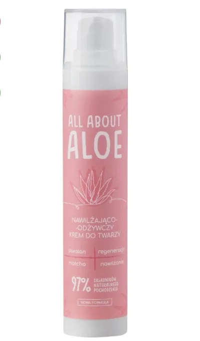 All About Aloe Nawilżająco- odżywczy Krem do twarzy