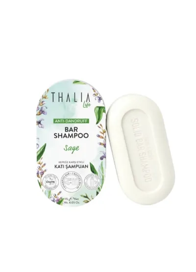 Thalia Sage, Anti Dandruff Bar  Shampoo (Szampon w kostce z ekstraktem z szałwii)