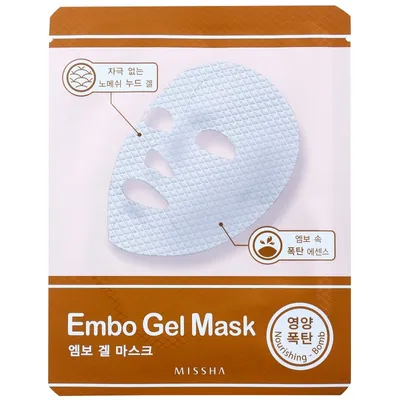 Missha Nourishing - Bomb, Embo Gel Mask (Hydrożelowa maseczka w płachcie)