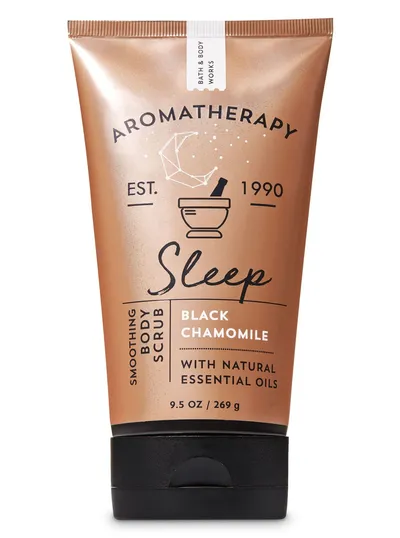 Bath & Body Works Aromatherapy, Sleep Black Chamomile Smoothing Body Scrub (Peeling do ciała ułatwiający zasypianie)