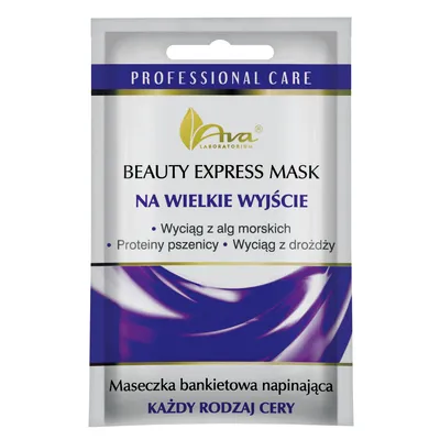 Laboratorium Kosmetyczne AVA Beauty Express Mask, Maseczka `Na wielkie wyjście`