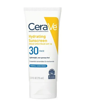 CeraVe Hydrating Sunscreen Face Lotion SPF 30 (Nawilżający balsam do twarzy z filtrem przeciwsłonecznym SPF 30)