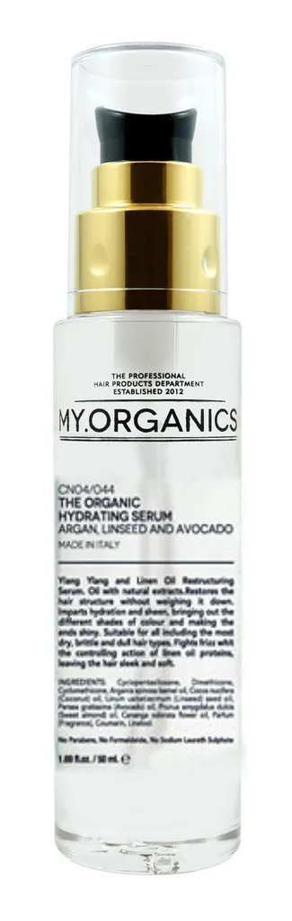 My.Organics The Organic Hydrating Argan Linseed and Avocado Serum (Organiczne serum nawilżające)
