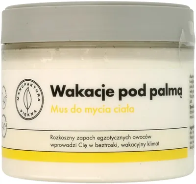Manufaktura Piękna Mus do mycia ciała `Wakacje pod palmą`