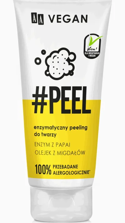 AA Vegan, #Peel, Peeling enzymatyczny do twarzy