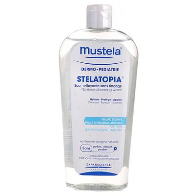Mustela Stelatopia, Eau Nettoyante Sans Rincage (Woda micelarna dla niemowląt i dzieci)
