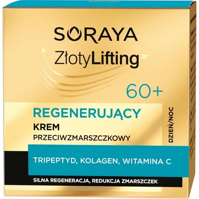 Soraya Złoty Lifting, Regenerujący krem przeciwzmarszczkowy 60+