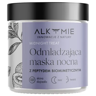 Alkmie Midnight Treat, Odmładzająca maska nocna z peptydem biomimetycznym