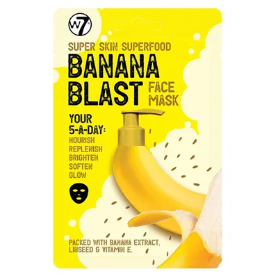 W7 Super Skin Superfood Face Mask Banana Blast (Bananowa maska do twarzy)