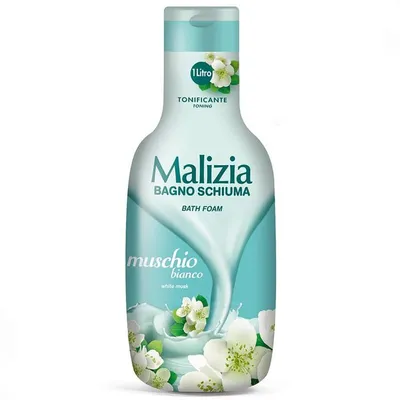 Malizia Bagno Schiuma Muschio Bianco (Płyn do kapieli `Białe piżmo`)