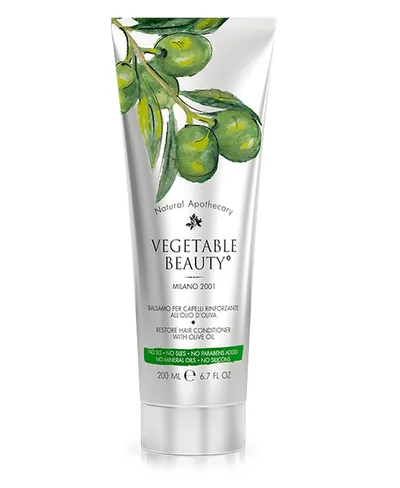 Vegetable Beauty Restore Hair Conditioner with Olive Oil (Odnawiająca odżywka do włosów z ekstraktem z oliwy z oliwek)