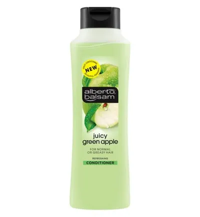 Alberto Balsam Herbal Conditioner Juicy Green Apple (Ziołowa odżywka do włosów z ekstraktem z jabłka i nasion winogron)